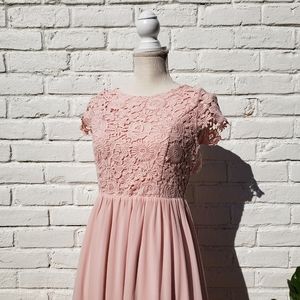LULU'S pink Bridesmaid dress